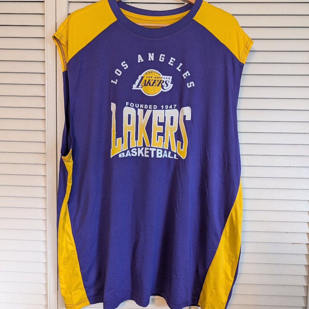 LOS ANGELES LAKERS Basketball Tank Top NBA Ultra Game Men's XL